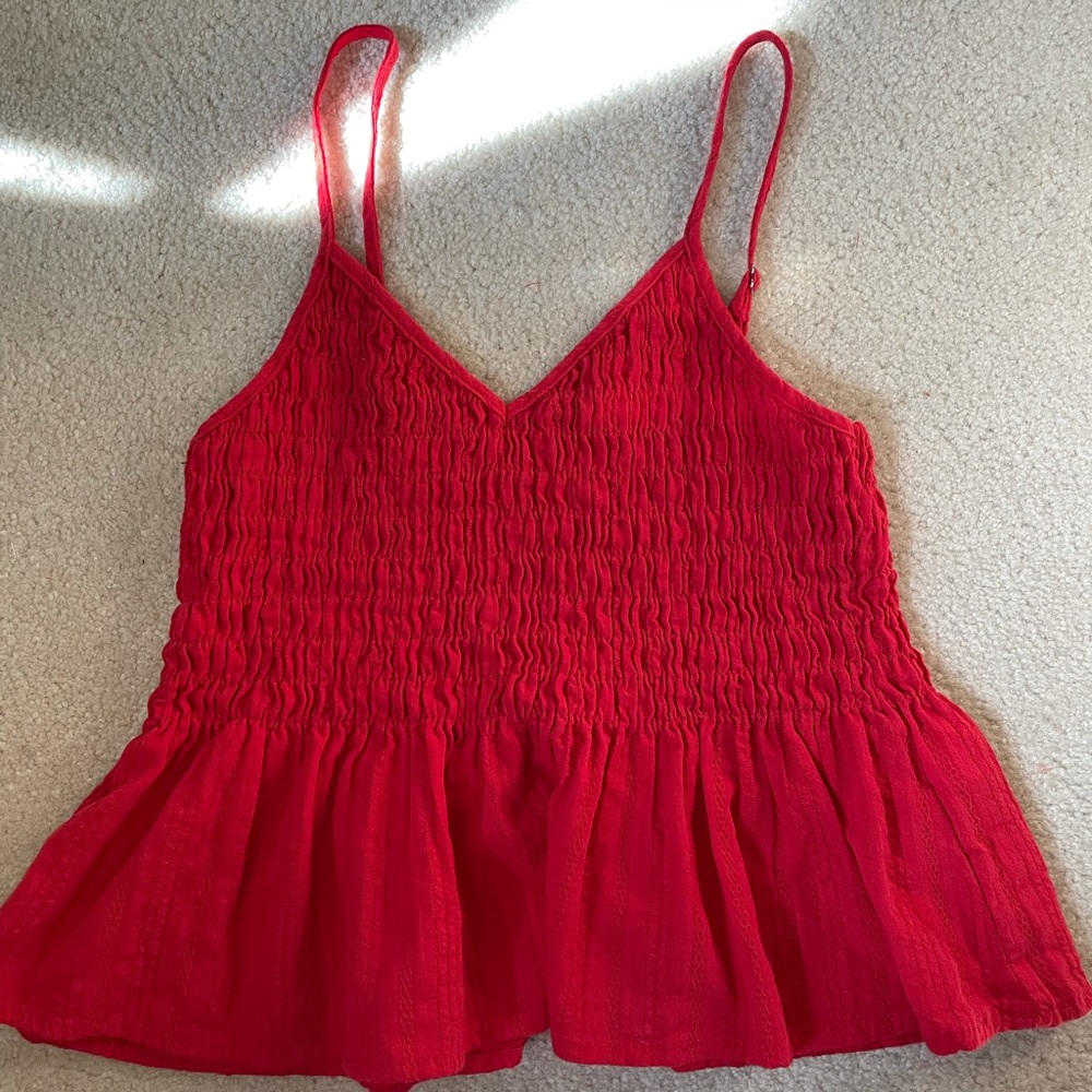 Red Crop Top